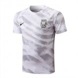 Maillot De Foot Entrenamien Corée 2022-2023 Blanc Pas Cher