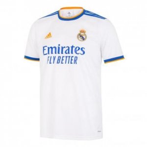 Thailande Maillot De Foot Real Madrid Domicile 2021-2022 Blanc Pas Cher