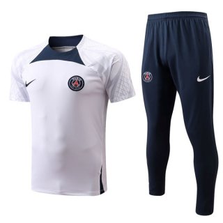 Maillot De Foot PSG Ensemble Complet 2022-2023 Blanc Pas Cher