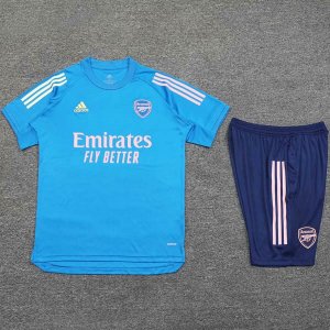 Maillot De Foot Entrainement Arsenal Ensemble Complet 2021-2022 Bleu Rose Pas Cher