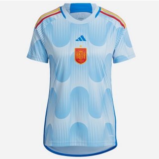 Thailande Maillot De Foot Espagne Exterieur Femme 2022-2023 Pas Cher