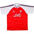 Thailande Maillot De Foot Arsenal Domicile Retro 1990 1992 Rouge Pas Cher