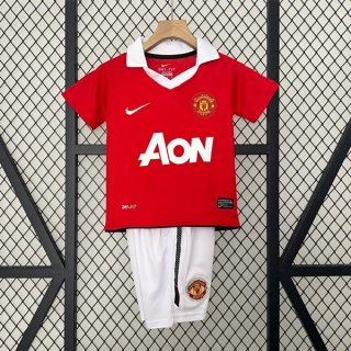 Maillot Manchester United Domicile Enfant Retro 2010 2011