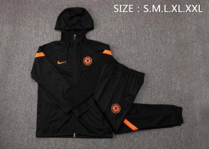 Sweat Shirt Capuche Chelsea 2022 Noir Orange Pas Cher