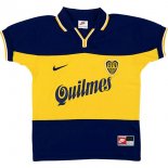 Thailande Maillot De Foot Boca Juniors Domicile Retro 1999 Bleu Jaune Pas Cher