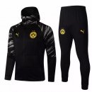 Sweat Shirt Capuche Dortmund 2021-2022 Noir Pas Cher