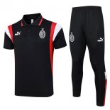 Polo AC Milan Ensemble Complet 2024 Noir