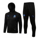 Sweat Shirt Capuche Marseille 2022-2023 Noir Pas Cher