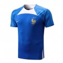 Maillot De Foot Entrainement France 2022-2023 Bleu Pas Cher