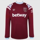 Thailande Maillot De Foot West Ham United Domicile ML 2022-2023 Pas Cher