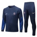 Survetement Paris Saint Germain 2022-2023 Bleu Pas Cher