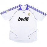 Thailande Maillot De Foot Real Madrid Domicile Retro 2007 2008 Blanc Pas Cher