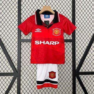 Maillot Manchester United Domicile Enfant Retro 1994 1996