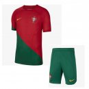 Maillot De Foot Portugal Domicile Enfant 2022-2023 Pas Cher