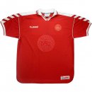 Thailande Maillot De Foot Danemark Domicile Retro 1998 Rouge Pas Cher