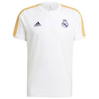 Maillot De Foot Entrainement Real Madrid 2021-2022 Blanc Pas Cher