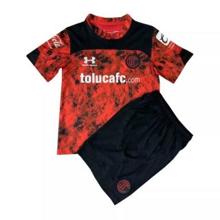 Maillot De Foot Toluca Domicile Enfant 2021-2022 Rouge Pas Cher