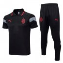 Polo AC Milan Ensemble Complet 2023-2024 Noir