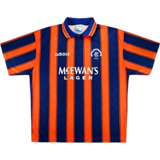 Thailande Maillot De Foot Rangers Exterieur Retro 1993 1994 Orange Pas Cher