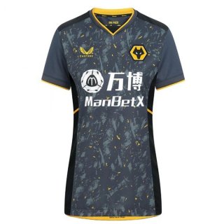 Thailande Maillot De Foot Wolves Exterieur Femme 2021-2022 Pas Cher