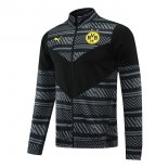 Veste Borussia Dortmund 2022-2023 Gris Noir Pas Cher