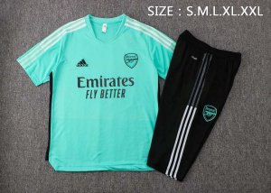 Maillot De Foot Entrainement Arsenal Ensemble Complet 2022 Vert Pas Cher