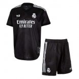 Maillot De Foot Real Madrid Y-3 Enfant 2022 Noir Pas Cher