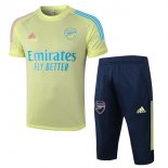 Maillot De Foot Entrainement Arsenal Ensemble Complet 2022 Jaune Pas Cher