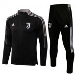 Survetement Juventus 2022 Noir Gris Pas Cher