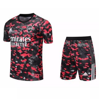 Maillot De Foot Entrainement Arsenal Ensemble Complet 2021-2022 Rouge Pas Cher