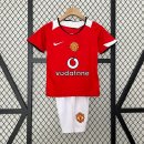 Maillot Manchester United Domicile Enfant Retro 2005 2006