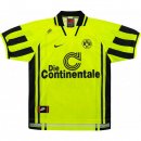 Thailande Maillot De Foot Dortmund Domicile Retro 1996 1997 Jaune Pas Cher