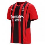 Thailande Maillot De Foot AC Milan Domicile 2021-2022 Rouge Pas Cher