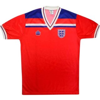 Thailande Maillot De Foot Angleterre Exterieur Retro 1980 Rouge Pas Cher