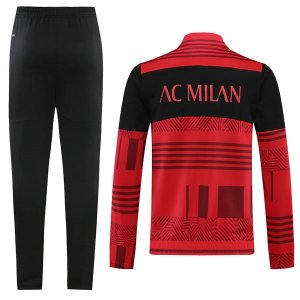 Survetement AC Milan 2022-2023 Rouge Noir Pas Cher