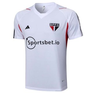 Maillot De Foot Entrainement Sao Paulo 2023-2024 Blanc 2