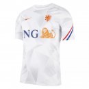 Maillot De Foot Entrainement Pays-Bas 2021 Blanc Pas Cher