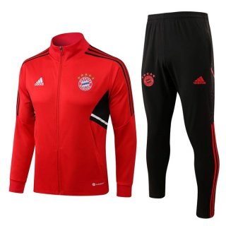 Survetement Bayern Munich 2023 Rouge Noir Pas Cher