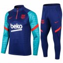 Survetement Barcelone 21-22 Bleu Vert Rouge Pas Cher