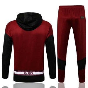 Sweat Shirt Capuche Paris Saint Germain 2022 Rouge Pas Cher