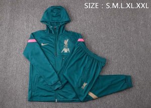 Sweat Shirt Capuche Liverpool 2022 Vert Pas Cher