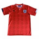 Thailande Maillot De Foot Angleterre Exterieur Retro 1989 Rouge Pas Cher