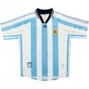 Thailande Maillot De Foot Argentine Domicile Retro 1998 Bleu Pas Cher