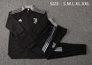 Survetement Juventus 2022 Noir Gris Pas Cher