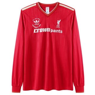 Maillot De Foot Liverpool Domicile ML Retro 1985/86 Pas Cher