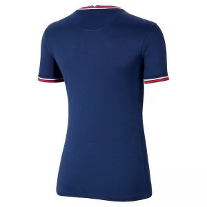 Thailande Maillot De Foot Paris Saint Germain Domicile Femme 2021-2022 Bleu Pas Cher