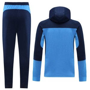 Sweat Shirt Capuche Manchester City 2021-2022 Bleu Pas Cher