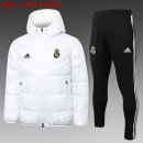 Manteau de duvet Real Madrid Ensemble Complet 2024-2025 Blanc