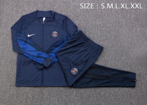 Survetement Paris Saint Germain 2022-2023 Bleu Pas Cher