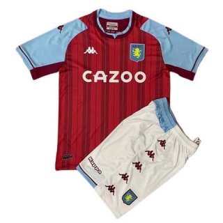 Maillot De Foot Aston Villa Domicile Enfant 2021-2022 Pas Cher